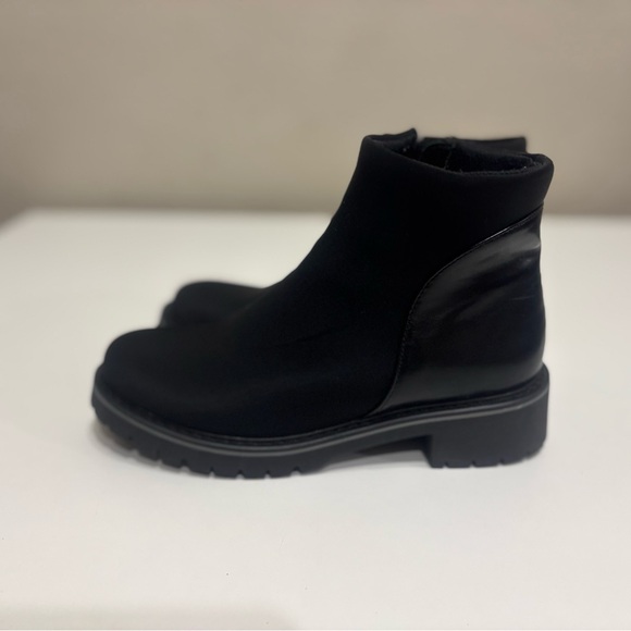 Black Rivet Ankle Boots - Picture 1 of 4